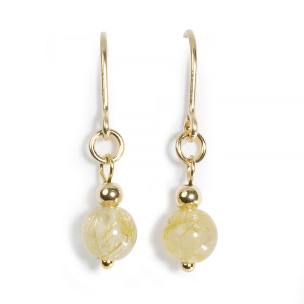 ルチルクォーツ ピアス : パスクル - 通販 - Yahoo!ショッピング