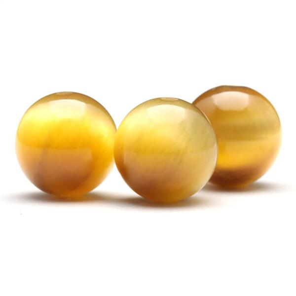 【蓮(タイガーアイ)/ゴールデンヒーラー/サンセットタイガーアイ】内径約16cm 粒売り/バラ売り】ゴールデンタイガーアイ 10mm : パスクル - 通販