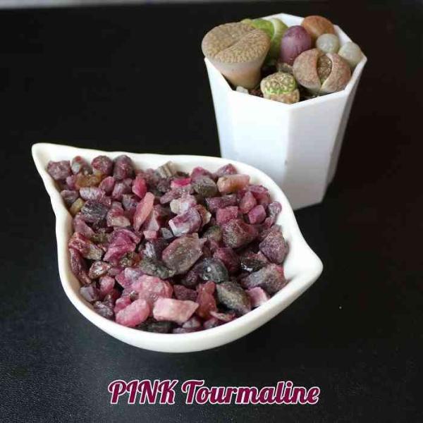 ピンクトルマリン さざれ 50g 小粒大 浄化用 ラフ原石 さざれ石