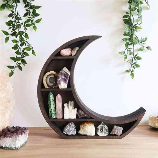 三日月型　飾り棚 pasmii_shelfmoon