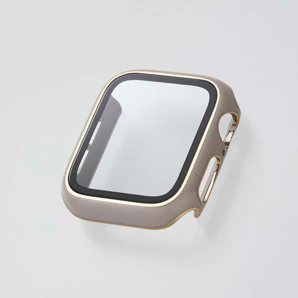 艶やかで透明度が高く傷に強い強化ガラスとポリカーボネート素材の2重構造で、Apple Watchの画面および側面部を保護し傷や汚れから守るApple Watch用フルカバーケースです。