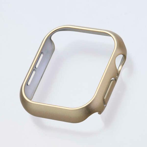 Apple Watchのスタイルを損ねず、傷や衝撃から本体側面を守り、ガラスフィルムを貼っていても装着可能な、Apple Watch用ハードバンパーです。