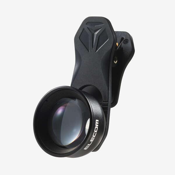 ズームでも高画質撮影ができる!スマートフォンのカメラレンズに合わせて挟むだけで、望遠撮影ができるスマートフォン用カメラレンズ(2倍)です。遠く離れた場所も鮮明に写すことができます。