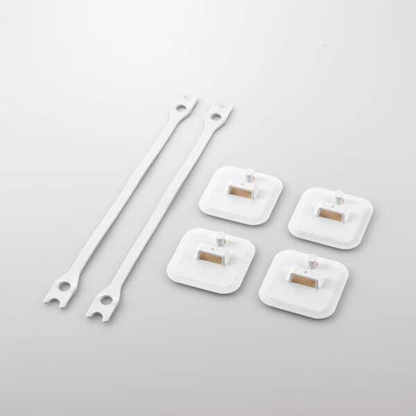 エレコム 耐震 ゴムベルト 家具 転倒防止 震度7対応 150kg 2本入り 強力粘着 スチールラック対応 揺れ吸収 地震用ストッパー 冷蔵庫 食器棚