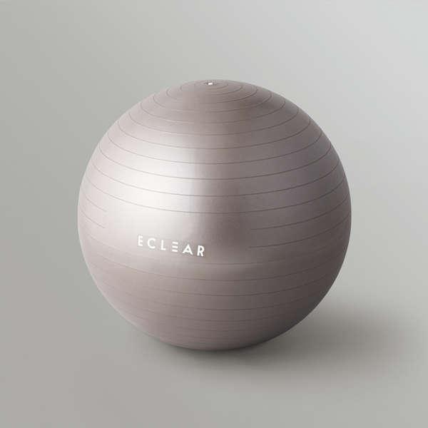 エレコム バランスボール/65cm/グレー