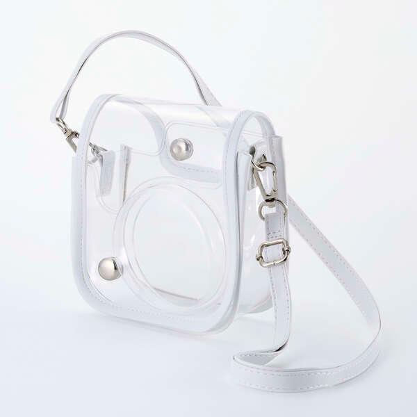 instax mini 12(チェキ)を傷やホコリから守るカメラケースです。ケースからカメラを取り出す手間なく、フラップをめくるだけですぐに撮影できるので、思い立った瞬間を逃しません。クリア素材で本体カラーを活かしたまま、チェキの可愛さを引...