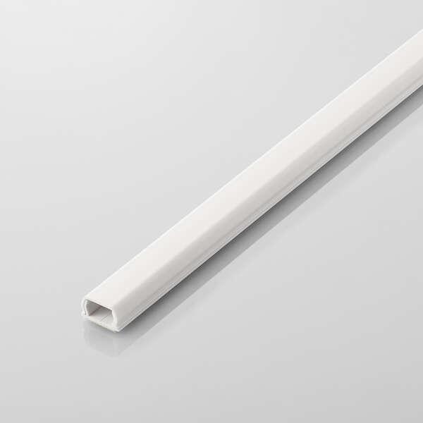 粘着テープがプラモールの底面に予め貼り付けてあり、テープ貼り作業が不要。壁に配線するケーブルを断線などから保護し、すっきりと収納できる長さ1m幅16mmのフラットモール。