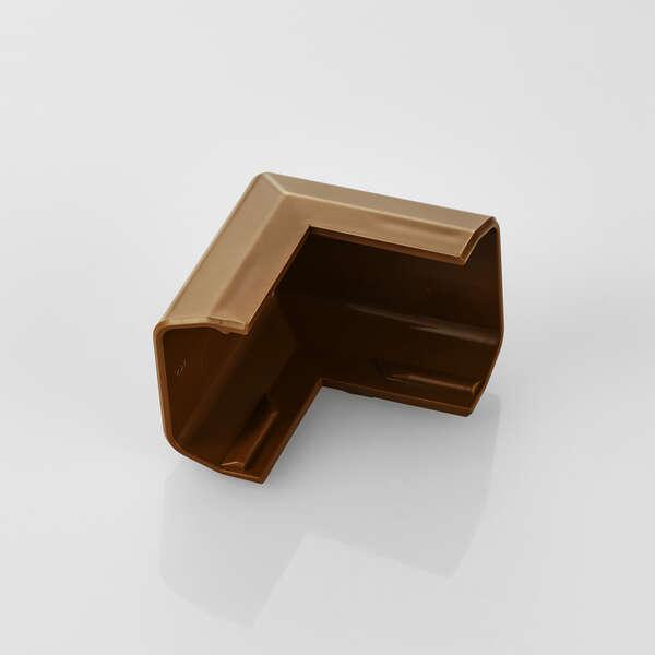 フラットモールの蓋の上からかぶせるだけ。配線の際のケーブルを保護し、すっきりと収納できるフラットモール(LD-GAF2MBR)用のジョイントパーツ(出ズミ)。