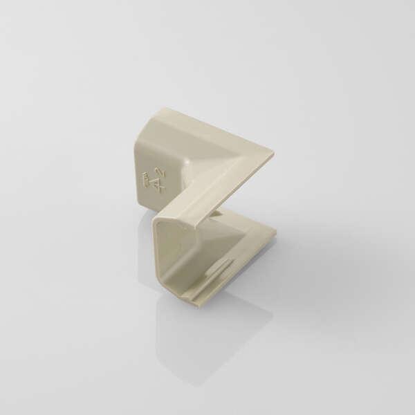 フラットモールの蓋の上からかぶせるだけ。配線の際のケーブルを保護し、すっきりと収納できるフラットモール(LD-GAF2M)用のジョイントパーツ(入ズミ)。