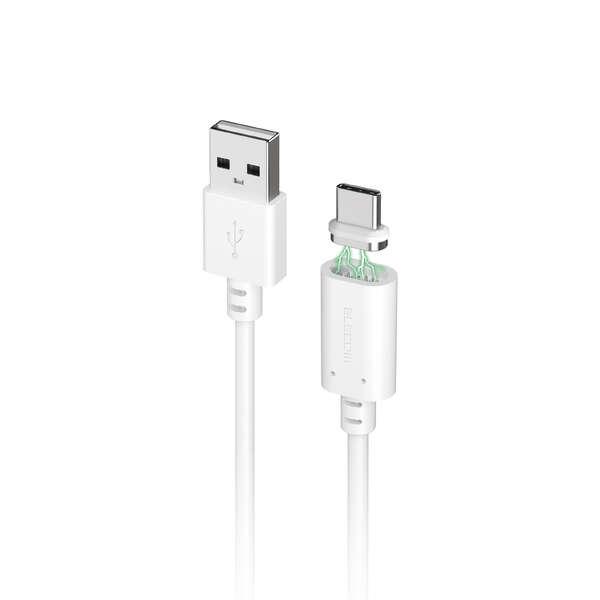 ピタッとくっついて、かんたん着脱&amp;充電!磁力でしっかり接続するUSB Type-C(TM)着脱式コネクターを採用した、USB-A - USB Type-Cケーブルです。端子をスマートフォンなどの機器に挿したまま、ワンタッチでケーブル...