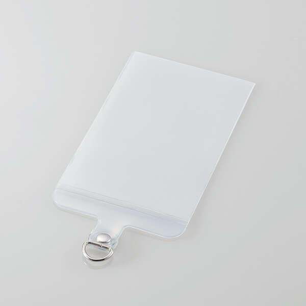 お気に入りのカードを入れられる、1口タイプのストラップホールシートです。アニメや漫画、アイドルのトレカなどを入れられます。自分だけのスマホケースにカスタマイズできます。お使いのケースにストラップホールがなくても、ケーブル穴に通すだけで使用で...