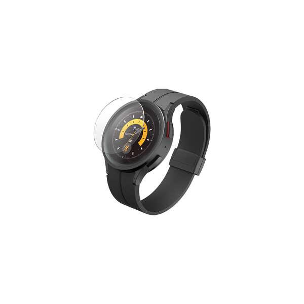 エレコム Galaxy Watch5 Pro 保護 ガラスフィルム 高透明 表面硬度10H 強化ガラス 指紋防止 気泡防止 飛散防止