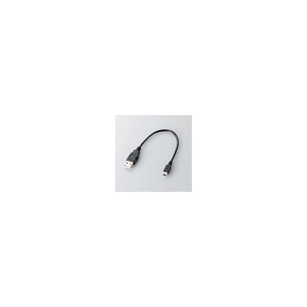 エレコム ゲーム機用USB2.0ケーブル（A - miniBタイプ）[ブラック] 0.25mU2C-GMM025BK U2C-GMM025BK