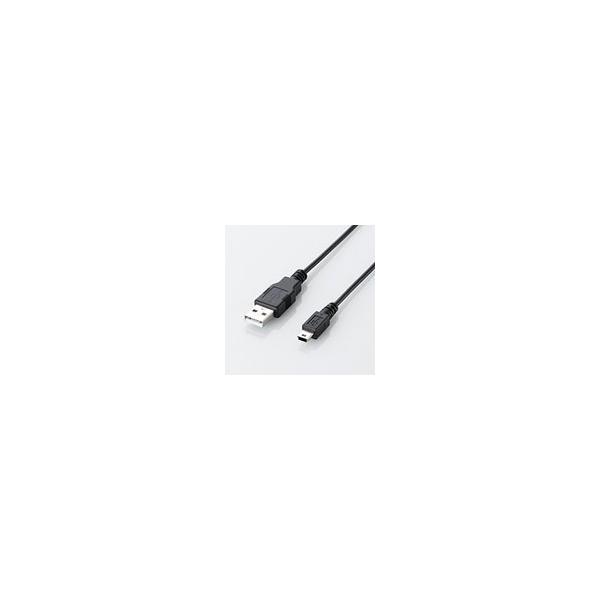 エレコム エコUSB2.0ケーブル（A - mini-Bタイプ）[ブラック]  0.5m U2C-JM05BK U2C-JM05BK
