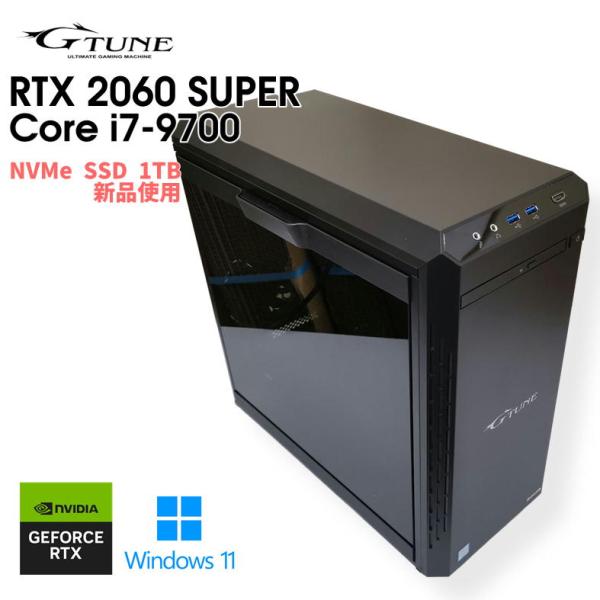 【G-tune 】ゲーミングpc（ i7-9700k）RTX2060super G-Tune，RTX 2060＋i7-9700K搭載のミドルタワーPCを2月21日発売