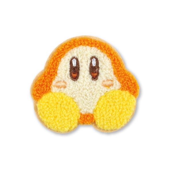 星のカービィ モコモコ刺繍ステッカー ワドルディ ワッペン アップリケ アイロン接着OK！ HK-5541613WD【追跡可能メール便】
