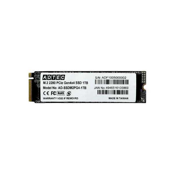 【未使用/未開封品】アドテック M.2 NVMe SSD 1TB AD-SSDM2PG4-1TB 3D NAND PCIe Gen4×4(2280)