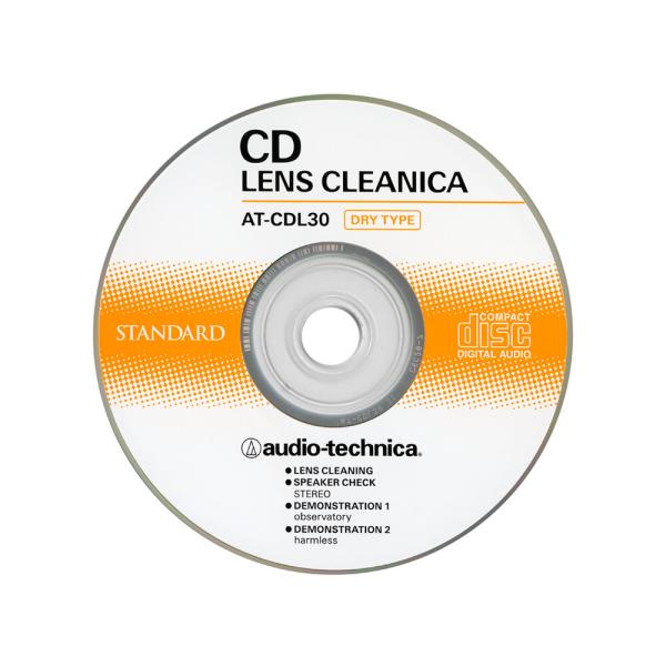 オーディオテクニカ レンズクリーナー かんたん 乾式 CDレンズクリニカ AT-CDL30【A2】