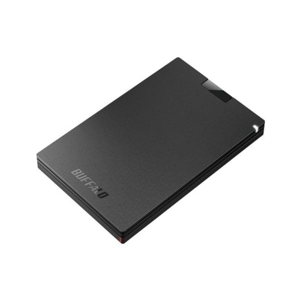 バッファロー ポータブルSSD 240GB SSD-PG240U3-BA 耐振動・耐衝撃 USB3.1(Gen1)対応  ブラック