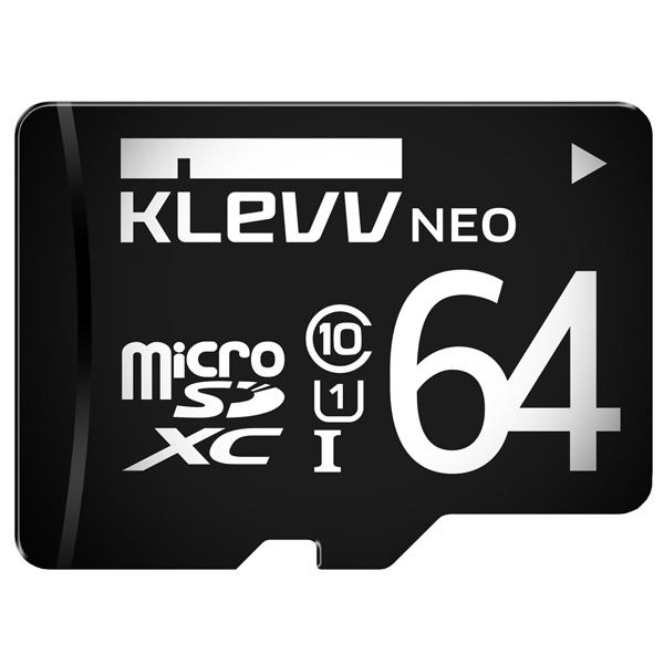 Klevv 64GB microSDXCカード マイクロSD  64GBCLASS10 UHS-1 SD