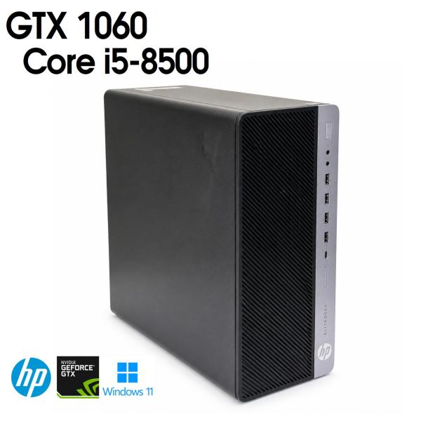 【中古ゲーミングPC】HP Elite Desk G4 TWR / GeForce GTX 1060 / Core i5-8500 / 16GB / 2.5