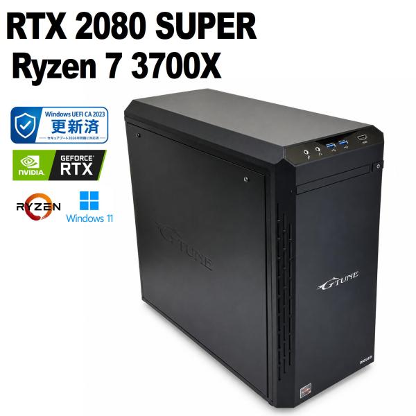 【中古ゲーミングPC】新品SSD使用 / Mouse G-TUNE / GeForce RTX 2080 SUPER / Ryzen 7 3700X / 16GB / 2.5