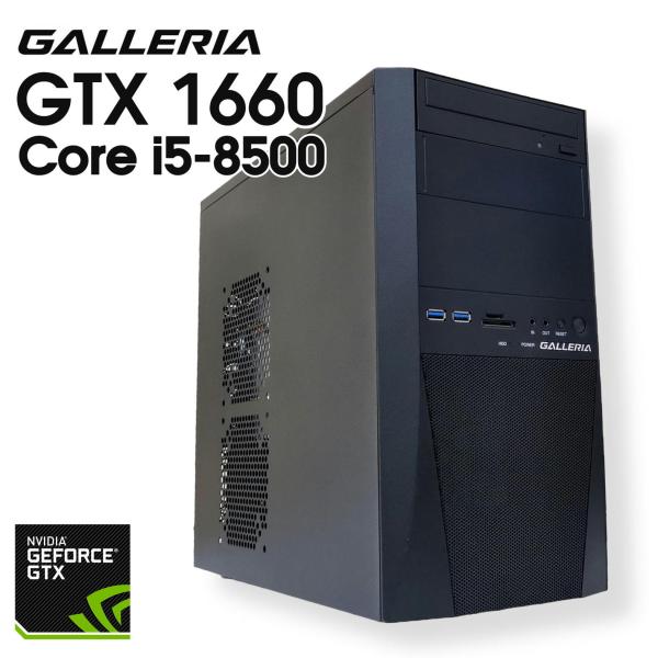 GALLERIA / デスクトップPC/Corei5第8/8GB/HDD1TB/DJ pasodon_675555-gtx1660