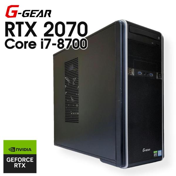 ツクモ 【中古ゲーミングPC】TSUKUMO G-GEAR / GeForce RTX 2070