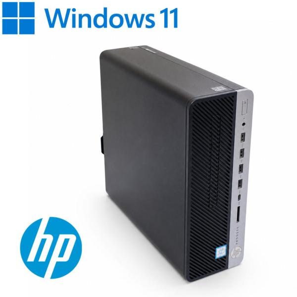 【中古デスクトップPC】HP ProDesk 600 / Core i3-8100 / 4GB / 2.5