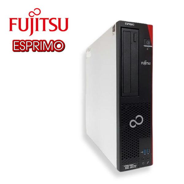 【中古デスクトップ】FUJITSU ESPRIMO / Pentium G4400 / 4GB / SSD 128GB / Windows 10 / WPS Office 2