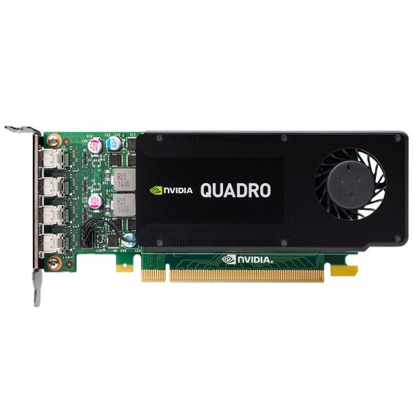 【中古パーツ】 NVIDIA Quadro K1200 4GB miniDPx4 ロープロファイル　ブラケット変更可 LP