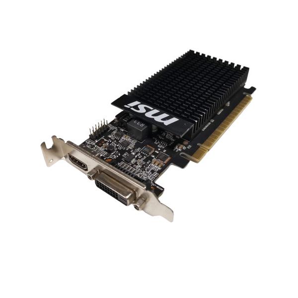 【中古パーツ】MSI GeForce GT710 1GB DDR3 ファンレス ロープロファイル 1週間動作保証 グラフィックボード 1GD3H LP