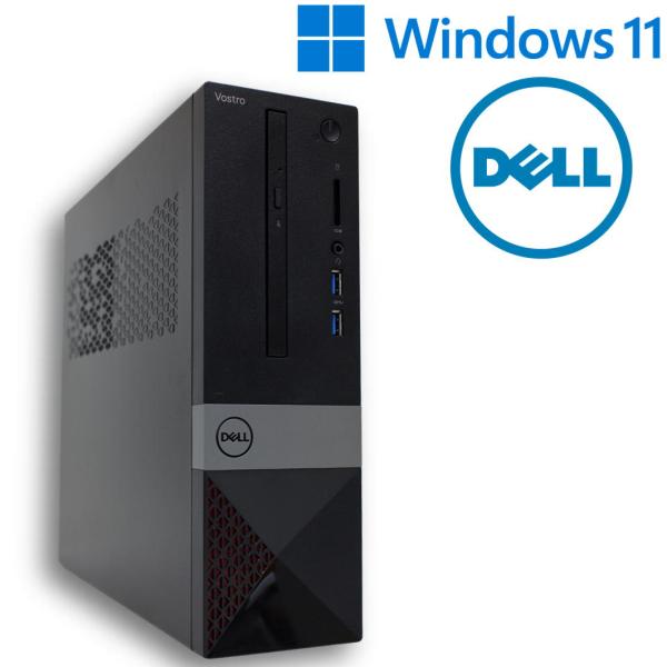 【中古デスクトップPC】DELL Vostro 3470 / Core i3-8100 / 8GB / SSD 256GB / Windows 11 / WPS Office 2 / DVD-RW / Wi-Fi / スリムタワー