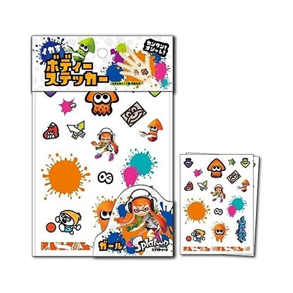 スプラトゥーン Splatoon イカすボディーステッカー キャラクターグッズ 信頼 ガール