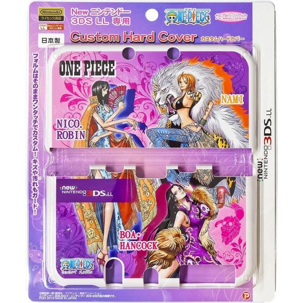 ワンピース Newニンテンドー3ds Ll専用 カスタムハードカバー ナミ ロビン ハンコック One Piece Purple 送料