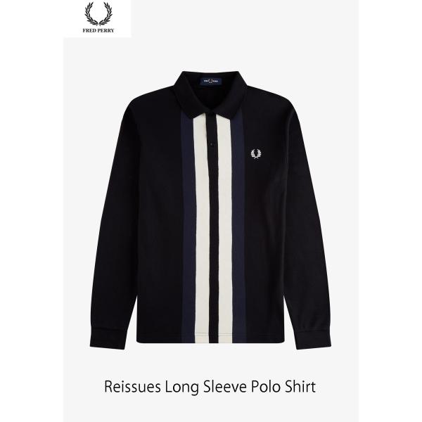 フレッドペリー　長袖ポロシャツ FRED PERRY フレッドペリー リイシュー ロングスリーブ