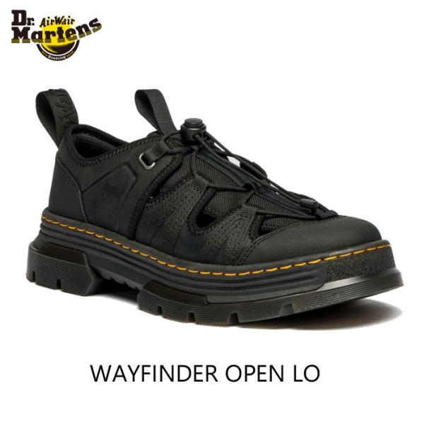 SALE！送料無料！Dr.Martens ドクターマーチン WAYFINDER OPEN LO 42460001 オープン ロー 3 タイ シューズ ユニセックス