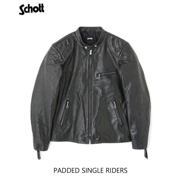 Schott N.Y.C（ショット） SALE！送料無料！Schott PADDED SINGLE