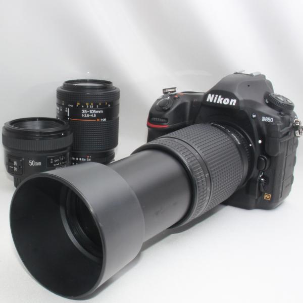 D800 ニコン Nikon D850 トリプルレンズセット 当店限定多数のオマケ