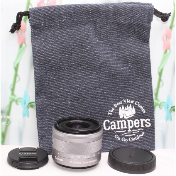 キヤノン（Canon） Canon EF-M15-45mm F3.5-6.3 IS STM 美品 前後