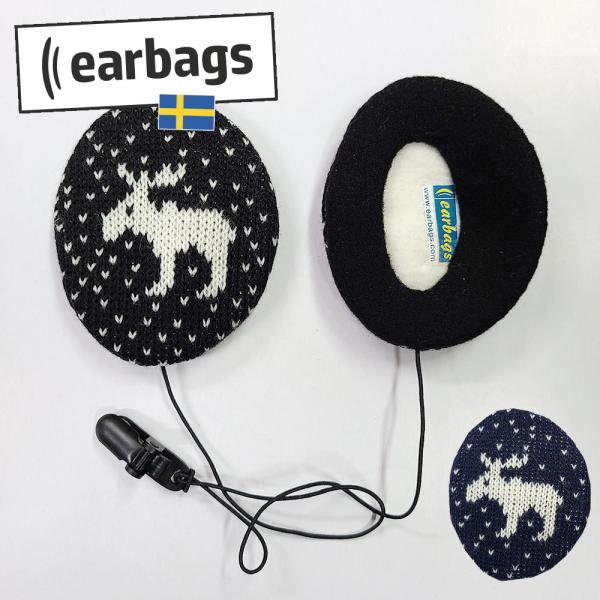 Earbags Knitted Elk with clip A0903 STCY LbY WjA
