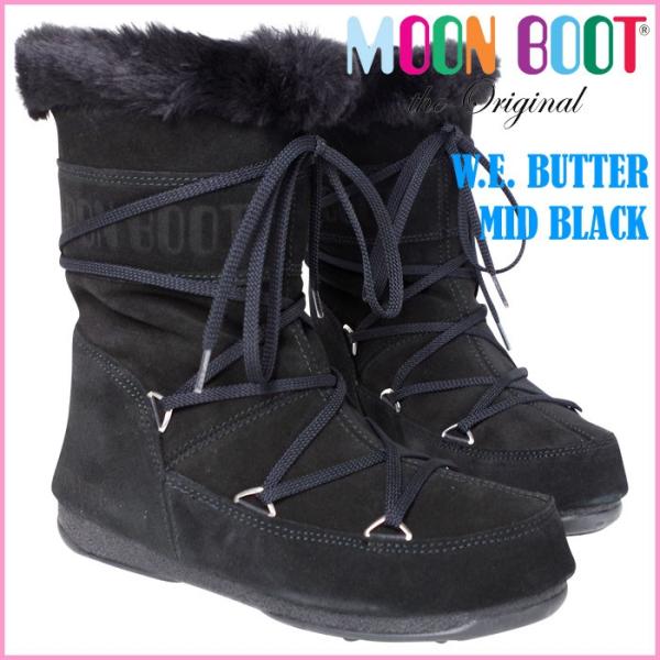 eNjJ [u[c MOON BOOT W.E. BUTTER MID BLACK fB[X