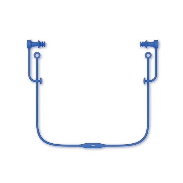 中芯がなく肌に優しく痛くなりにくいシリコーンゴム製の大人用コード付き耳栓◆品名:コード付き耳せん◆品番:SA-57AB BL◆カラー:ブルー◆材質：シリコーン◆中国製商品画像につきまして、撮影状況やご使用のモニター環境により、実際の商品の色...