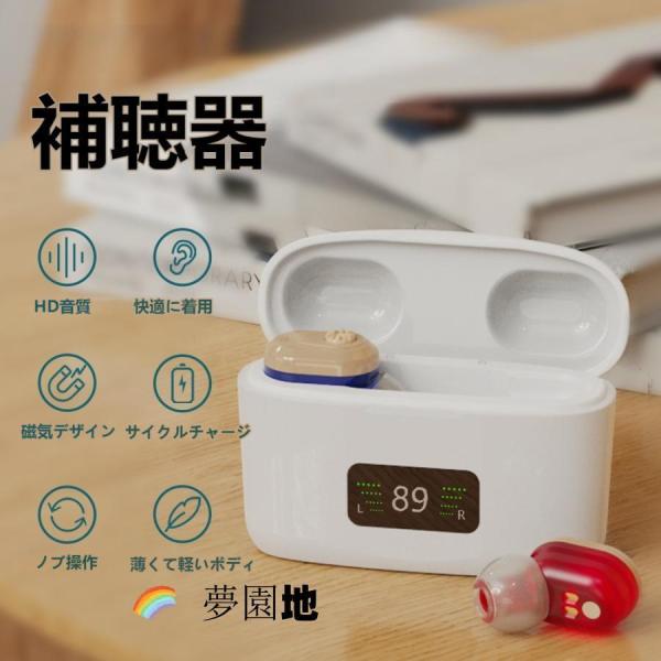 補聴器 小型 目立たない usb 充電式 デジタル
