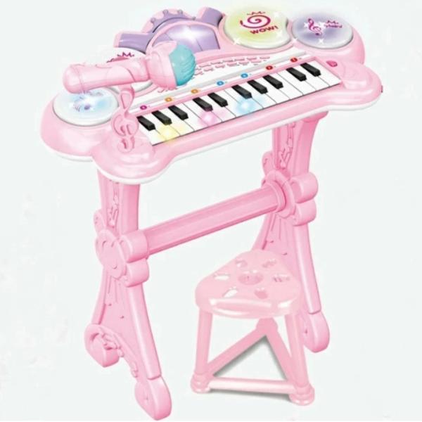 【知的教育機器】幼児や赤ちゃんに特に適した幼児期の子供の音楽的才能を育成します。子供の知性、想像力、創造性を促進し、手、目、耳の調整、脳の記憶の発達、感情を育むことができます。として、お子様の成長期にお勧めです。多機能楽器：キーボード24本...