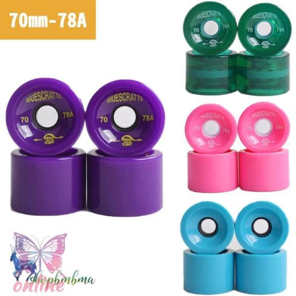 スケボー ウィール スケートボード 78A 70ミリスケボー 70-78A ブルー