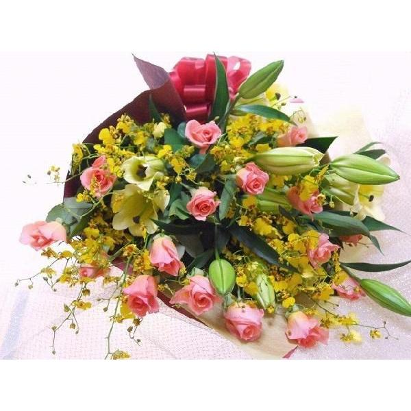 ユリとバラが入った豪華な花束 Buyee Buyee 日本の通販商品 オークションの代理入札 代理購入