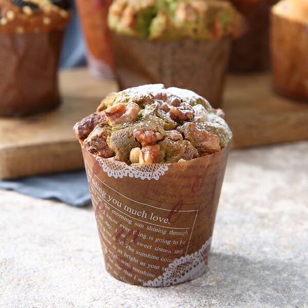 天満紙器（TEMMA SHIKI） マフィン型 紙 100枚入 ベーキングカップ M