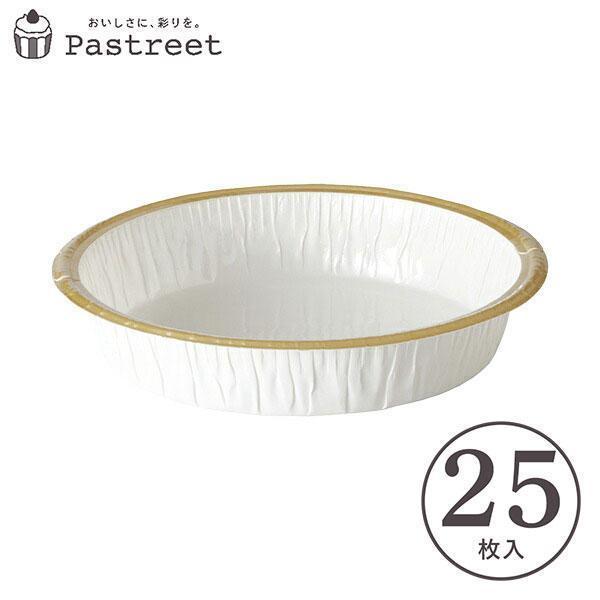 エコライト M丸型 白 フランジ金 25枚入 タルト型 12cm 15cm ホールケーキ型 スポンジケーキ El11 25 El11 25 ペーストリートyahoo 店 通販 Yahoo ショッピング