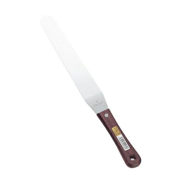パレットナイフ 仁作 ステンレス製パレットナイフ スパチュラ 230ｍｍ （木柄） パレット ナイフ デコレーション ケーキ 道具 燕三条 NISAKU KLP006-1